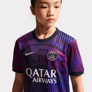 Paris Saint-Germain Away Big Kids' Nike Dri-FIT Soccer Pre-Match Top